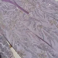 لباس مجلسی پارچه کار شده