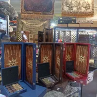 تخته نرد چرم‌ لاکچری