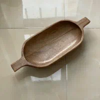 ظرف پذیرایی چوبی دست ساز در حد نو فقط ۵۰۰