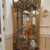 بوفه طلایی سایز بزرگ کاملا سالم و نو