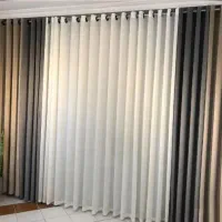 پرده دوخته شده حریر شاین آماده متری 200 فقط امروز