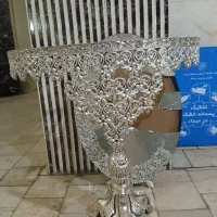 میز آینه و شمعدان نو