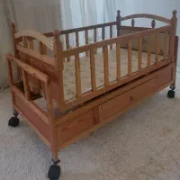 تخت و گهواره وارداتی چوبی کودک (مینیمال)