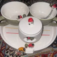 سرویس چای خوری ست و فنجان قهوه و کیف