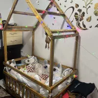 تختخواب کودک مدل کلبه
