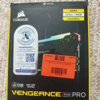 رم کامپیوتر (2*8)۱۶گیگابایت-vengeance RGB pro 3600