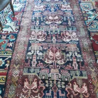 فرش قدیمی دست باف فرش ،کناره