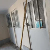 چوب پرده طلایی گرد