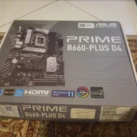 مادربرد asus prime b660 plus d4 درحد نو