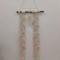 دیوار کوب و آویز گل مکرومه
