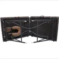 تخت ماساژ چمدانی نو رنگ مشکی