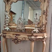 آینه شمعدون.شمعدان.آینه کنسول.عروس دومادی
