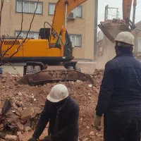 تخریب ساختمان  با کوتاهترین زمان با خاکبرداری