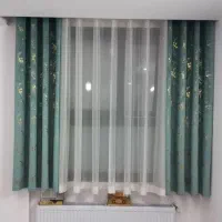 پرده پانچ مخمل طلاکوب،حریرشاین کد۲۶۸
