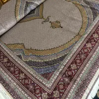 فرش ۹ متری نخ ابریشم ماشینی ۱۲۰۰ شانه