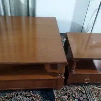 میز جلو مبلی و دوتا عسلی