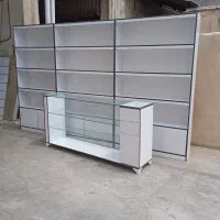 فروش و خرید5دکور نمایشگاهی قفسه پیشخوان نو دست دوم