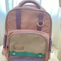 کوله پشتی صورتی یاسی وارداتی