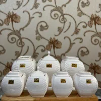 ست پاسماوری سرامیکی با استند چوبی