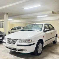 سمند EF7 سفید ۹۶ بدون رنگ و فنی عالی