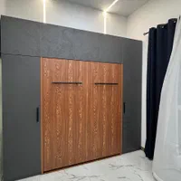 تخت خواب کمد تاشو افقی کمجا پاکچوب اقساط نئوکلاسیک