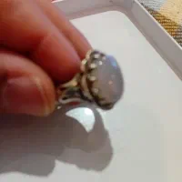 انگشتر نقره عقیق سفید