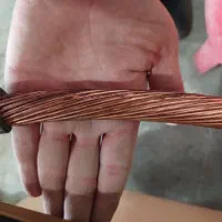 کابل زمینی فشار قوی تک رشته مفتول مس