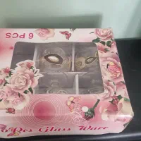 گیلاس سایز متوسز نقاشی کار دست ویترای قابل شستشو
