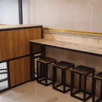 ساخت میز نیمکت و انواع سازه قفسه چوب فلز