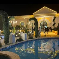 عمارت تشریفات باغ تالار سفیدعروسی عقد نامزدی