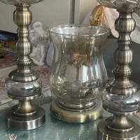 شمعدان برنجی سه عدد