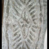 رومیزی حریر منجوق دوزی شده