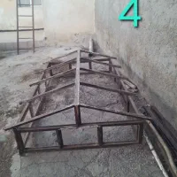 نور گیر گلخانه در حد نو سالم بدون پوسیدگی