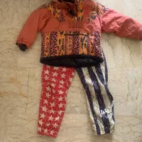 کاپشن و شلوار اسکی برند goldwin