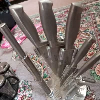 سرویس چاقو سرویس کفگیر ملاقه جاادویه دوتا کاور