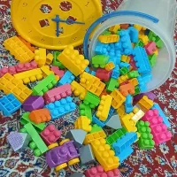 اسباب بازی لگو ،عروسک،بلوک های خانه سازی