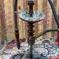قلیان گردو رگه دار قدیمی