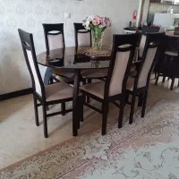 میزو صندلی نهارخوری ۶نفره در حد نو