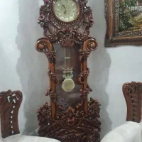 ساعت ایستاده چوب راش