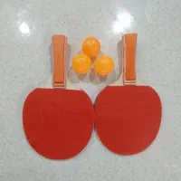 راکت پینگ پنگ حرفه ای دوعدد به همراه دوعدد توپ