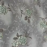 پارچه کرپ خنک برش نخورده گلدار