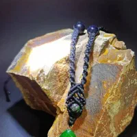 گردنبند و دستبند سنگ میکرومکرومه
