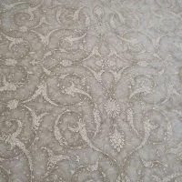 فرش اندیشه کاشان طرح افشان نسکافه ای طلاکوب.
