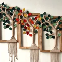 دیوارکوب مکرومه/ دکور خاص منزل