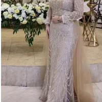 لباس زنانه مجلسی کار شده