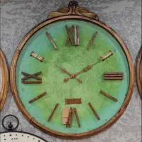 ساعت دیواری بیسورت اعداد اکسید و سنگ کد۱۰۸
