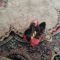 کفش|کفش و لباس بچه|صحنه, |دیوار