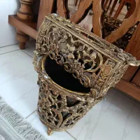 سطل و دستمال برنجی