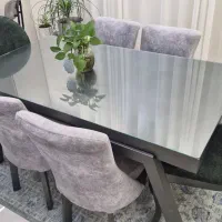 مبل ۷ نفره با میز ناهارخوری ۶ نفره