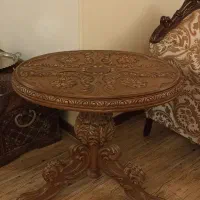 میز منبت جفت کار دست استاد
